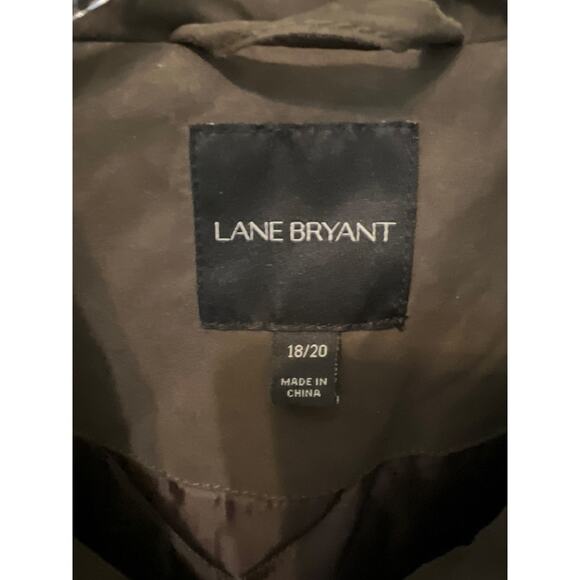 Lane Bryant Green Warm Hooded Coat Parka Women's Plus Size 18 20 Winter EUC - Picture 3 of 9